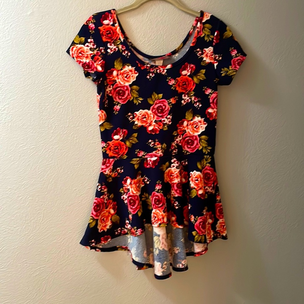 Floral Peplum